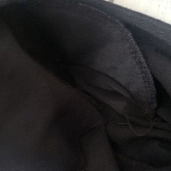 Vintage 90s Wednesday Black Sweetheart Neck Long Dress - Picture 8 of 9